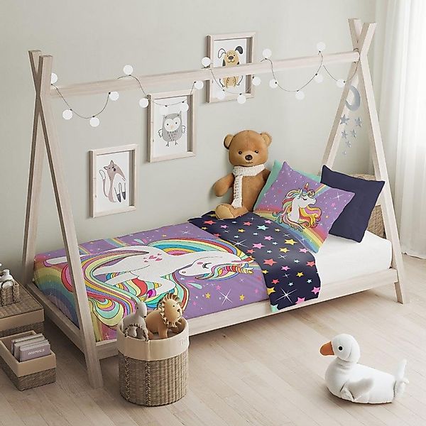 texpot Bettwäsche Kinderbettwäsche Pony bedruckt Garnitur, günstig online kaufen