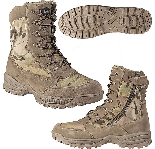 Mil-Tec Army Tactical Boot mit Zipper Stiefel günstig online kaufen