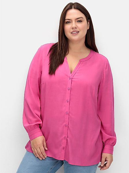 Sheego Klassische Bluse Longbluse günstig online kaufen