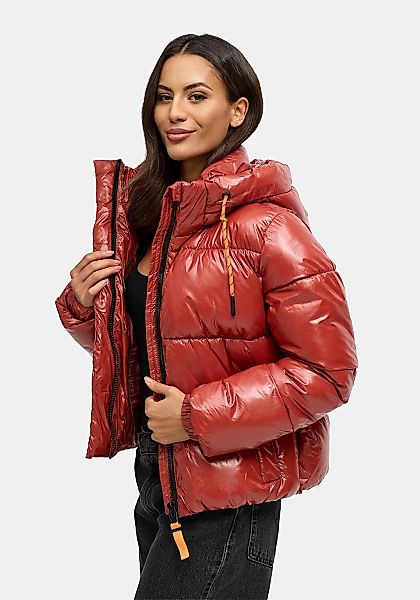 Marikoo Winterjacke "Skyraa", Leicht glänzendes Obermaterial mit moderner S günstig online kaufen