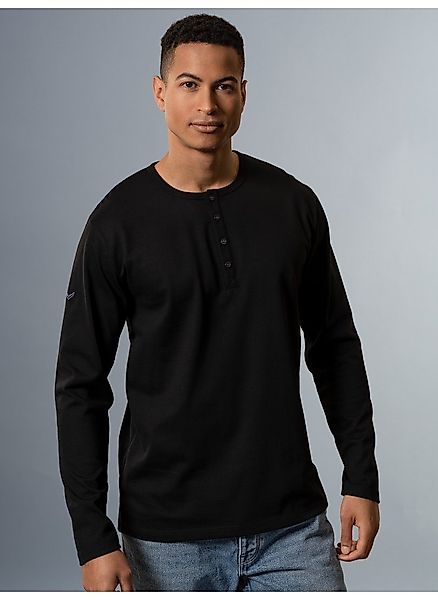 Trigema Longsleeve "TRIGEMA Langarmshirt mit Knopfleiste", (1 tlg.) günstig online kaufen