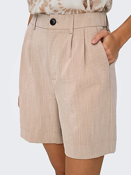 ONLY Shorts Modische Leinenoptik mit elastischem günstig online kaufen