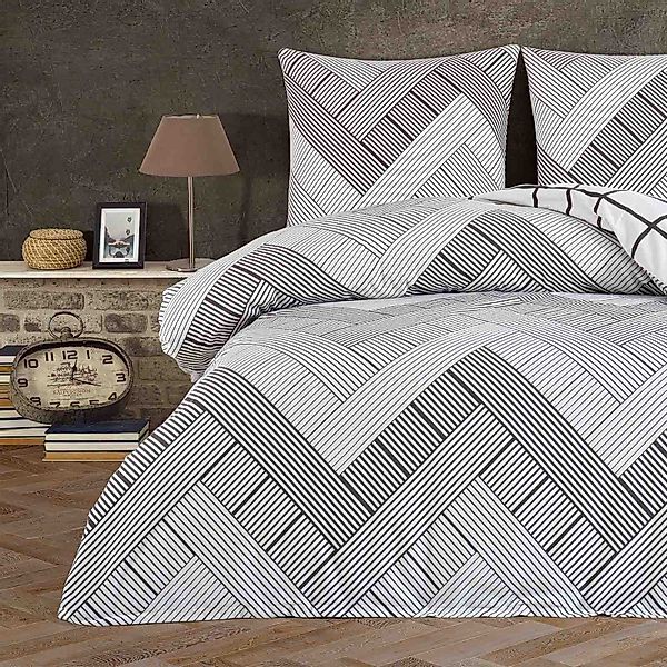 Buymax Bettwäsche, Biber, 2 teilig, 155x220 günstig online kaufen