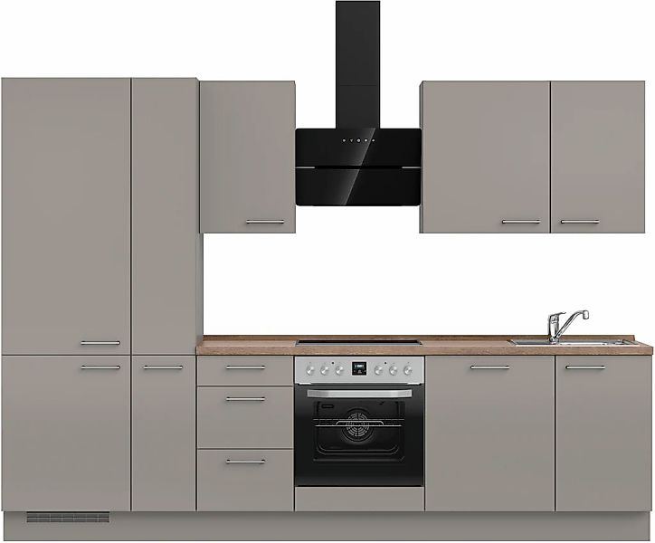 nobilia Küchenzeile ""Laser II", Ausrichtung wählbar, Breite 300 cm" vormon günstig online kaufen