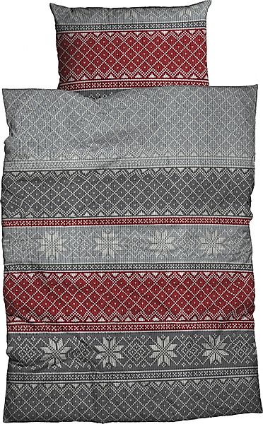 CASATEX Bettwäsche Moldau, Biber, 3 teilig, günstig online kaufen