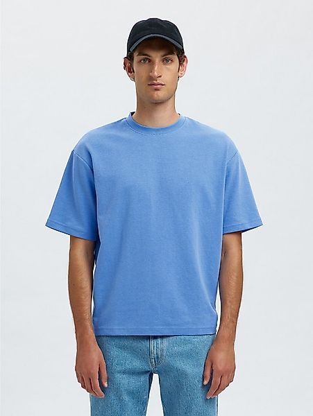 Selected Rundhalsshirt SLHLOOSEOSCAR SS O-NECK TEE NOOS günstig online kaufen