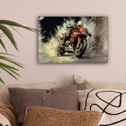 OneMillionCanvasses® Leinwandbild Motorrad - Fahrrad - günstig online kaufen