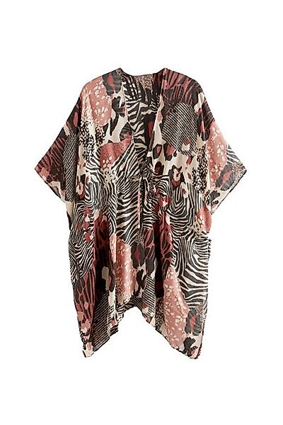 Next Blusenkimono Langer Kimono mit Bindegürtel und Print (1-tlg) günstig online kaufen