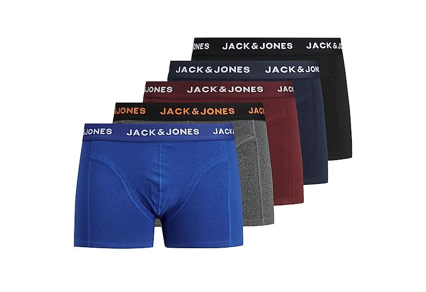 Jack & Jones Boxershorts Trunk (5-St., Set) Logobund, elastisch, im 5er Pac günstig online kaufen