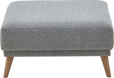 ATLANTIC home collection Hocker "Elvis" Massivholzfüße günstig online kaufen