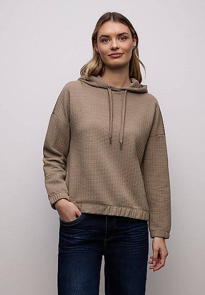 STREET ONE Langarmshirt mit Struktur günstig online kaufen