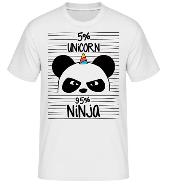 5% Unicorn 95% Ninja · Shirtinator Männer T-Shirt günstig online kaufen