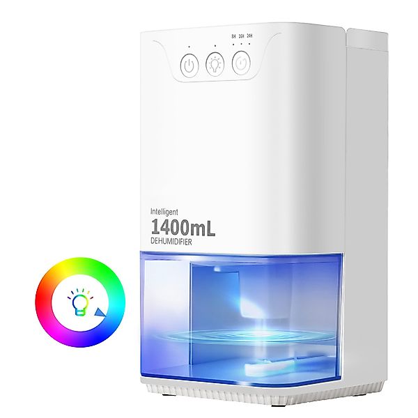 Nettlife Luftentfeuchter 1400ml Elektrisch Entfeuchter Leiser günstig online kaufen