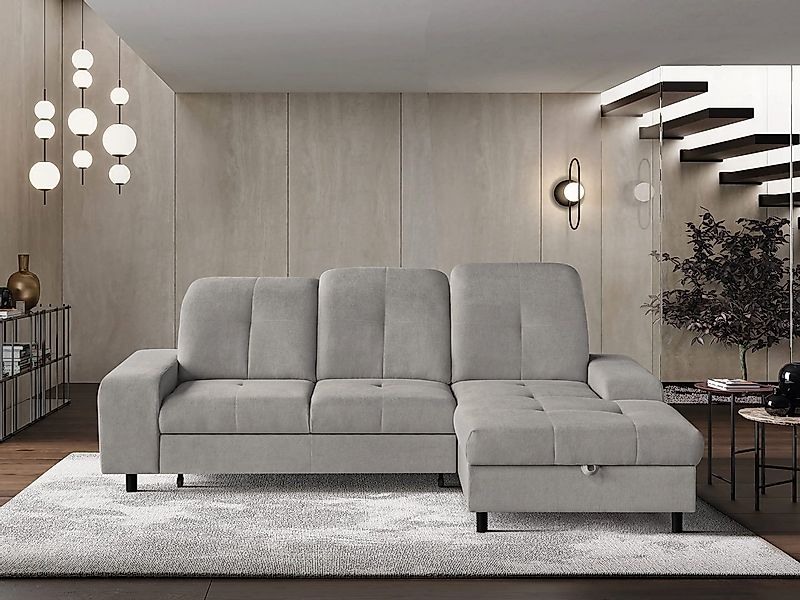 Beautysofa Ecksofa mit Schlaffunktion und Bettkasten günstig online kaufen