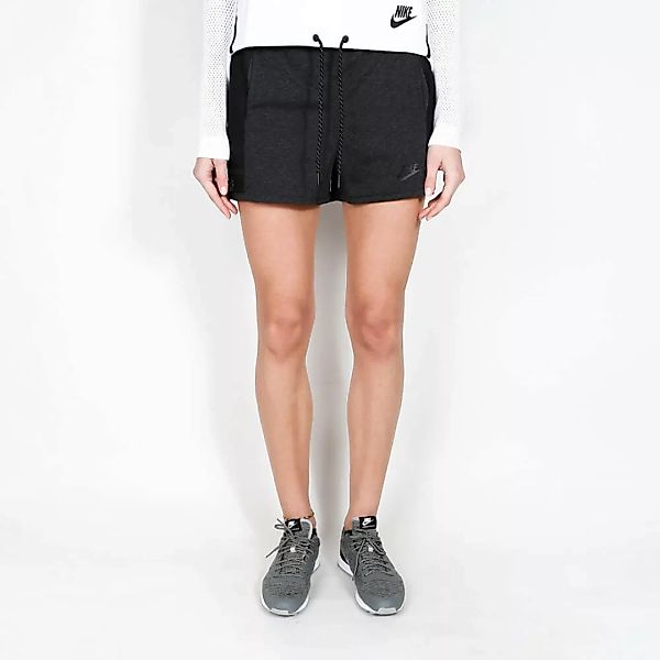 Nike Wmns Bonded Shorts - Black Heather / Black günstig online kaufen