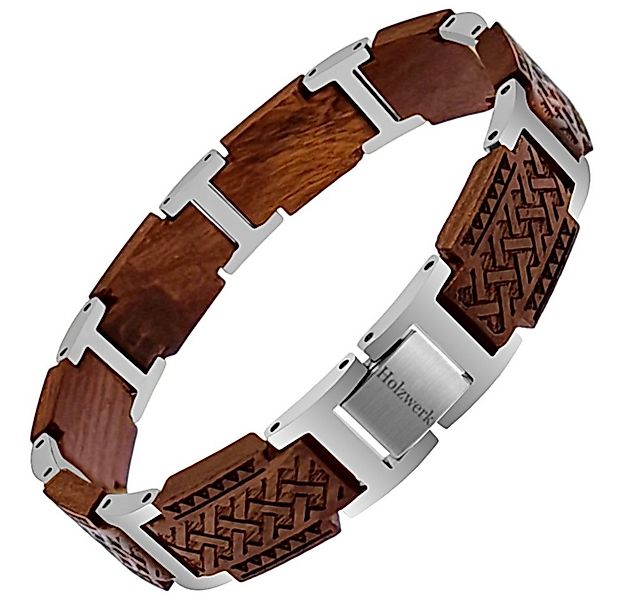 Holzwerk Gliederarmband Designer Holz Armband, Navaho Armkette, Holz Unikat günstig online kaufen