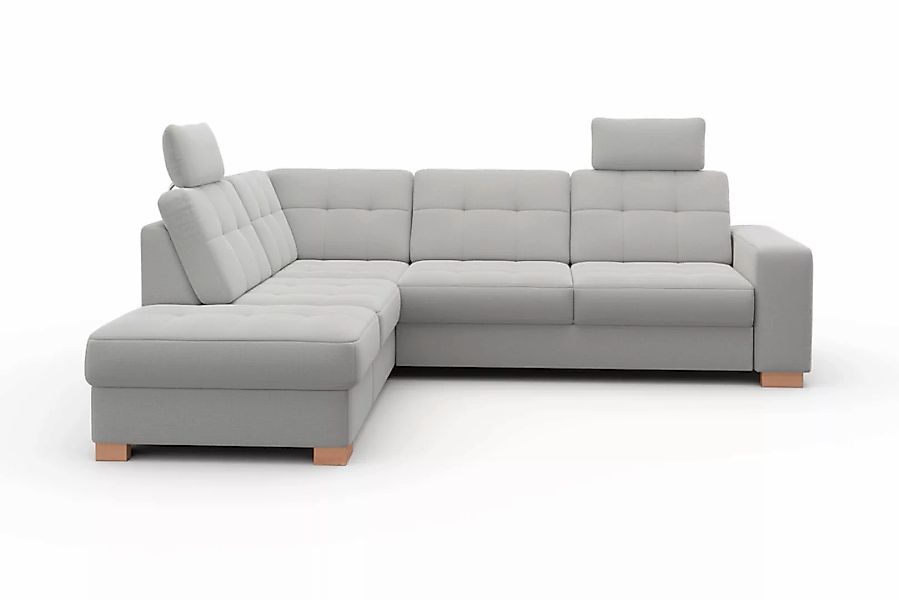 sit&more Ecksofa »Quincy L-Form«, wahlweise mit Bettfunktion und Bettkasten günstig online kaufen