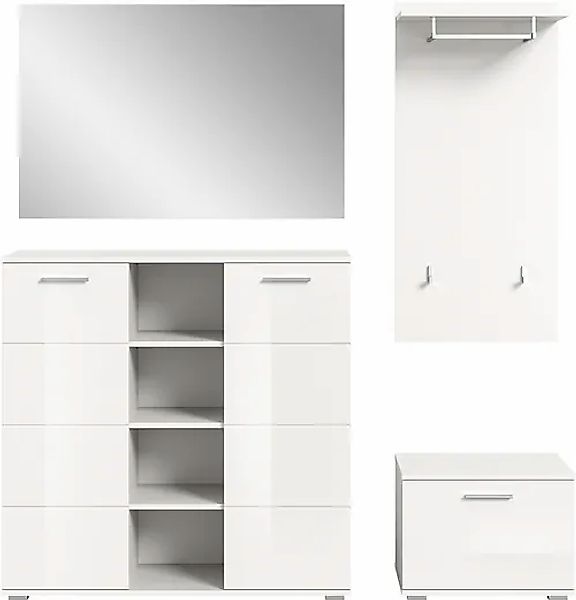 INOSIGN Garderoben-Set »Valge, Breite 165 cm, 4-teiliges Set, bestehend aus günstig online kaufen