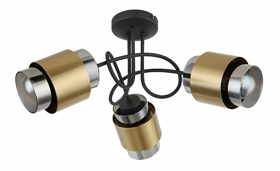 Globo Lighting Deckenleuchte   ¦ schwarz ¦ Maße (cm): B: 50 H: 26 T: 50.0 L günstig online kaufen
