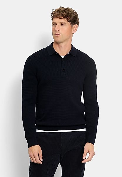 OLYMP Langarm-Poloshirt "OLYMP Casual Strick" günstig online kaufen