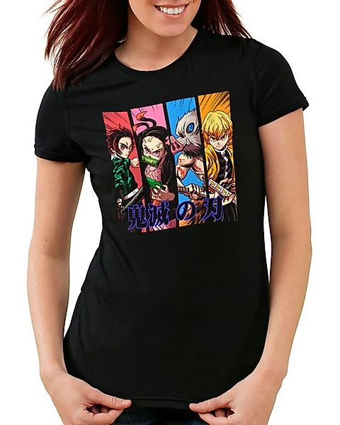 style3 T-Shirt Demon Friends anime japan manga demon slayer günstig online kaufen