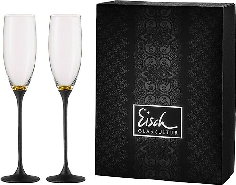 Eisch Sektglas »Champagner Exklusiv«, (Set, 2 tlg.), Echtgoldauflage, Teilv günstig online kaufen