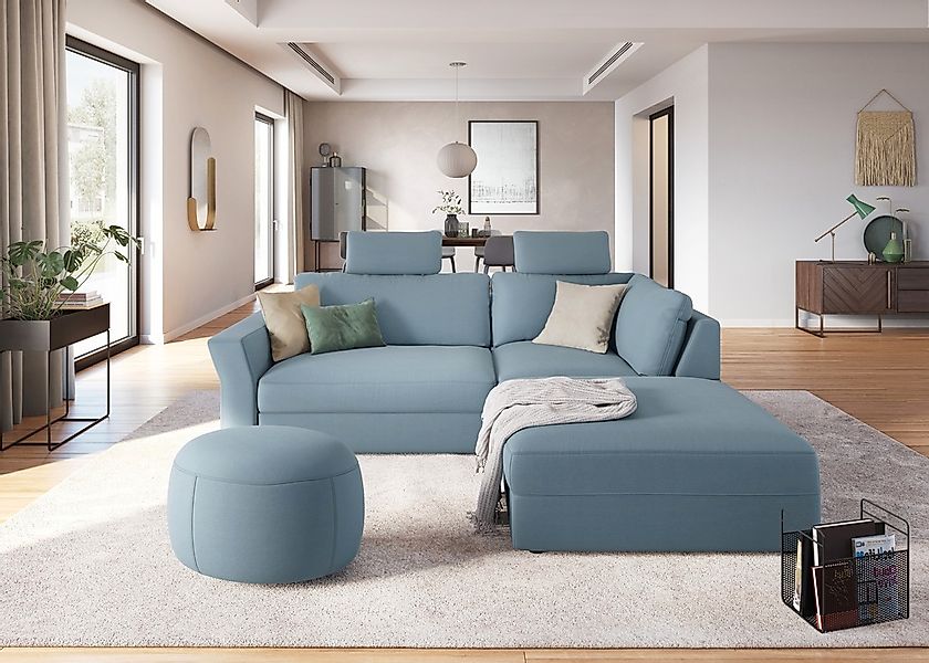 sit&more Ecksofa "Cadabra L-Form" Breite 243 cm, inklusive Sitztiefenverste günstig online kaufen