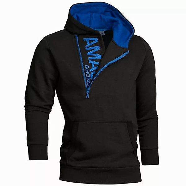 Amaci&Sons Kapuzenpullover HUNTSVILLE Kapuzenpullover Herren Zipper Pullove günstig online kaufen