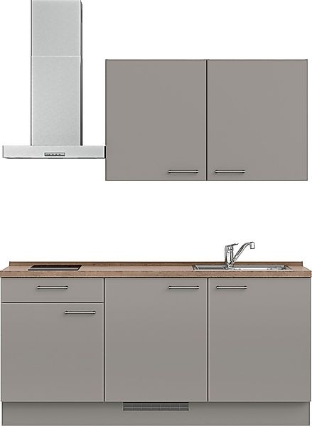 nobilia® Küchenzeile »"Laser I",Ausrichtung wählbar, Breite 180 cm« vormont günstig online kaufen