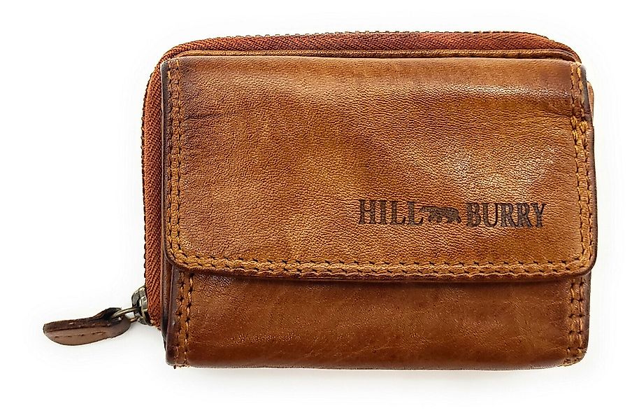 Hill Burry Mini Geldbörse kleines Waschleder günstig online kaufen