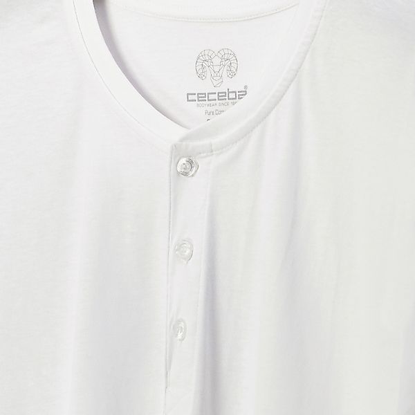 Ceceba Homewear Shirt mit Serafinokragen günstig online kaufen