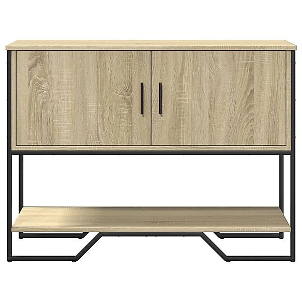vidaXL Konsolentisch Sonoma-Eiche 100x35x74,5 cm Holzwerkstoff günstig online kaufen