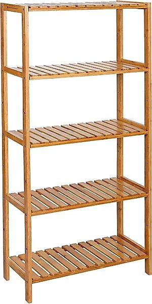 SONGMICS Badregal Bücherregal, 5 Ebenen, stufig günstig online kaufen
