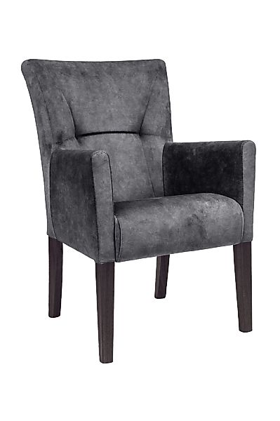 Home affaire Armlehnstuhl "King" () Esszimmerstuhl mit Knopfheftung günstig online kaufen