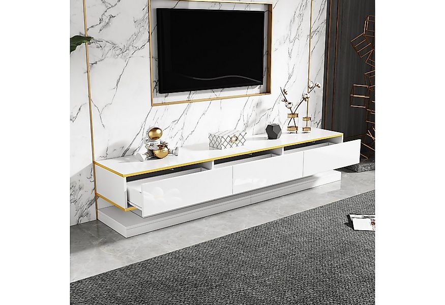 Odikalo Lowboard TV-Schrank TV-Bank mit Stauraum (Modernes TV-Lowboard mit günstig online kaufen