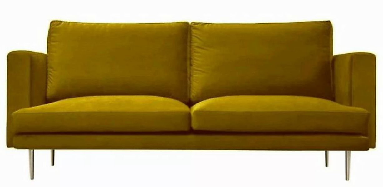 Xlmoebel Sofa Dreisitzer Sofa in modernem Design aus Italien - Gelbes, Herg günstig online kaufen