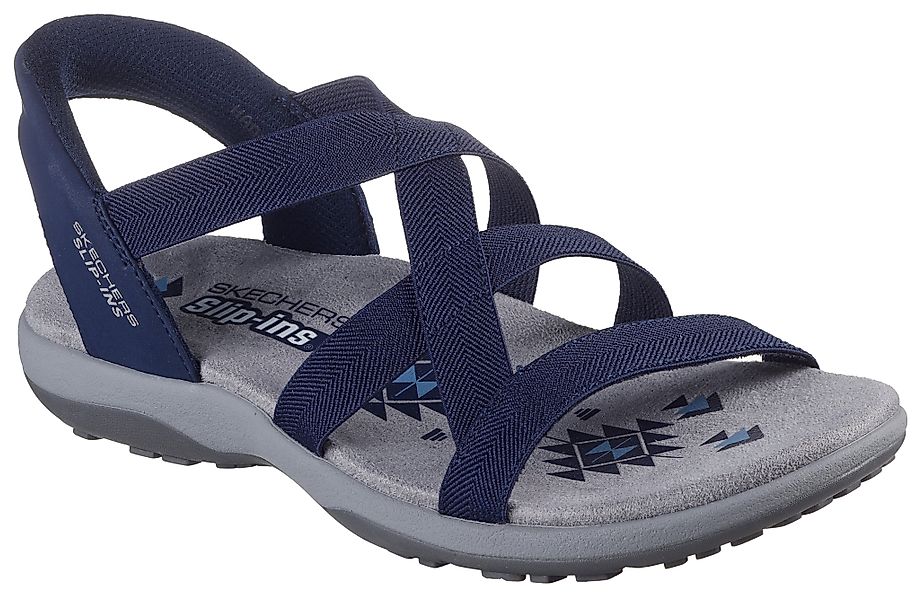 Skechers REGGAE SLIM-STRETCH FLEX Sandale, Flats, günstig online kaufen