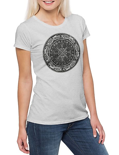 Urban Backwoods Print-Shirt Viking Shield I günstig online kaufen