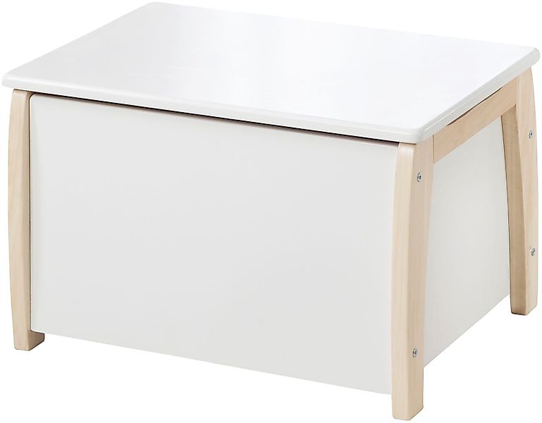 roba® Truhe weiß lackiert, mit Deckelbremse, günstig online kaufen