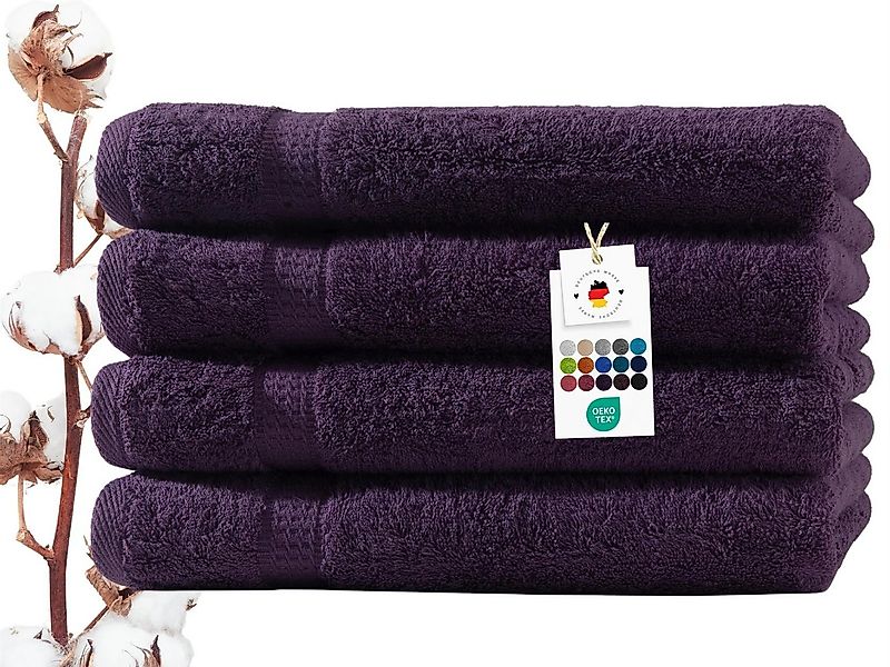 Carpe Sonno Handtuch Set 50x100 cm 100% Baumwolle Handtücher Set 500 g/m2 F günstig online kaufen