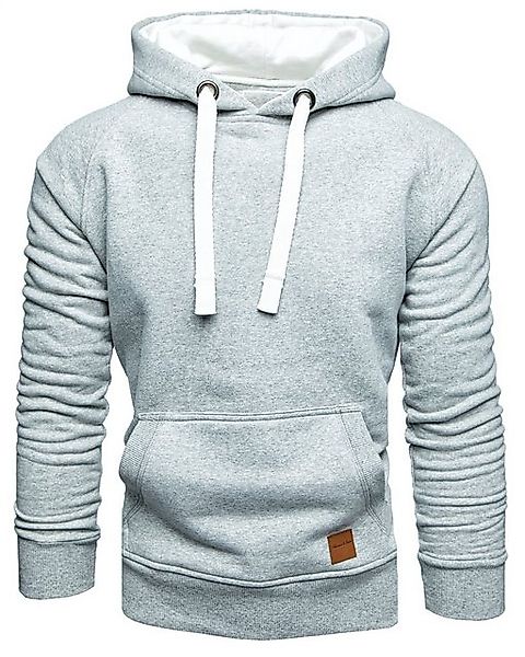 Amaci&Sons Kapuzenpullover LANSING Kapuzenpullover Herren Basic Kontrast Sw günstig online kaufen