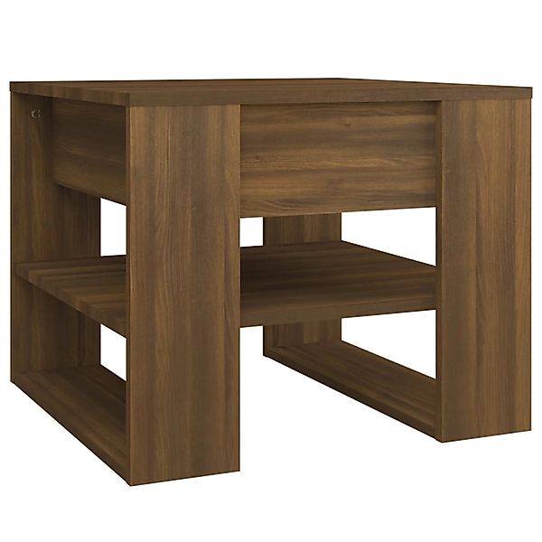 vidaXL Couchtisch Braun Eichen-Optik 55,5x55x45 cm Holzwerkstoff 816933 günstig online kaufen