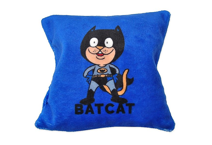 Aumüller Raschelkissen Katzenspielkissen BATCAT blau, mit Baldrianfüllung günstig online kaufen