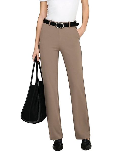ONLY Stoffhose klassische Straight Fit Mid Waist Hose vielseitig kombinierb günstig online kaufen