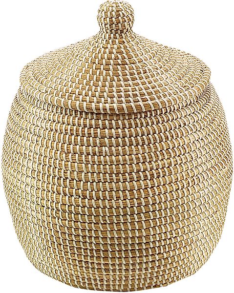 Kobolo Aufbewahrungskorb Schlangenkorb aus Seegras/Kunststoff natur günstig online kaufen