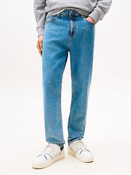 Tommy Jeans Gerade Jeans "Isaac Relaxed Tapered", Relaxed‑Fit‑Jeans mit kon günstig online kaufen