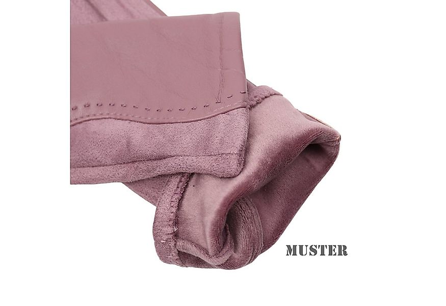 MIRROSI Lederhandschuhe Damen Touchscreen Handschuhe gefüttert Warm ONESIZE günstig online kaufen