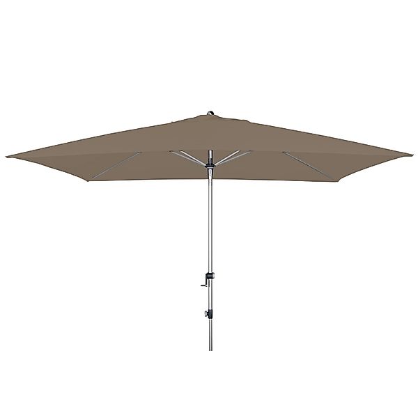 Doppler Marktschirm Expert 192 cm x 303 cm Greige mit Knickfunktion günstig online kaufen