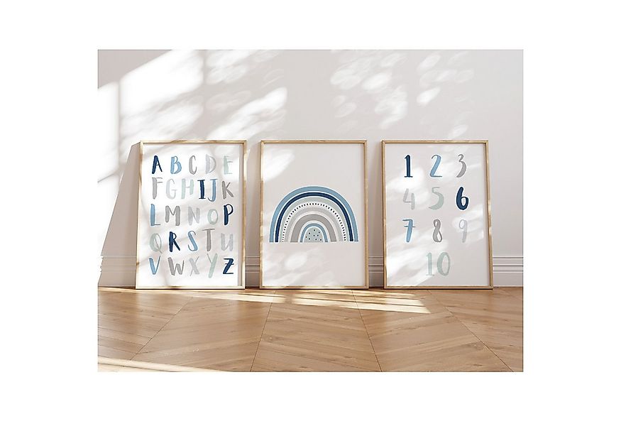 MeinBaby123® Poster Lernposter, Bilder Kinderzimmer Deko, Buchstaben, Alpha günstig online kaufen