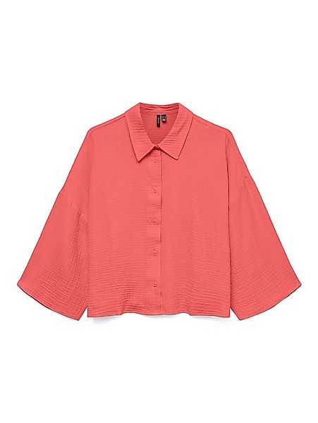 Vero Moda Hemdbluse VMNATALI CROP SHIRT WVN NOOS Baumwolle, loose fit günstig online kaufen